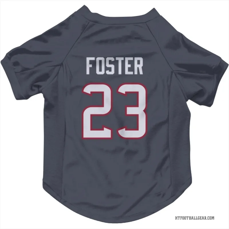 Arian Foster  Navy Houston Texans  Cat & Dog Pet Jersey