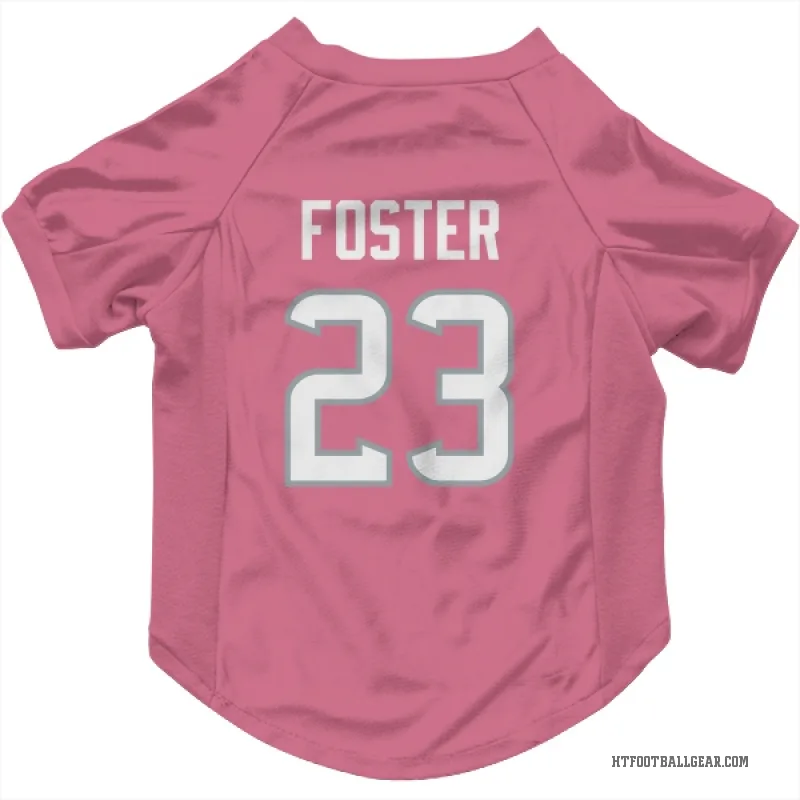 Arian Foster  Pink Houston Texans  Cat & Dog Pet Jersey