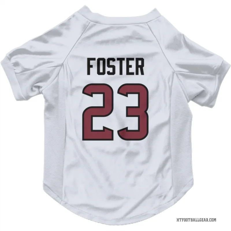 Arian Foster  White Houston Texans  Cat & Dog Pet Jersey