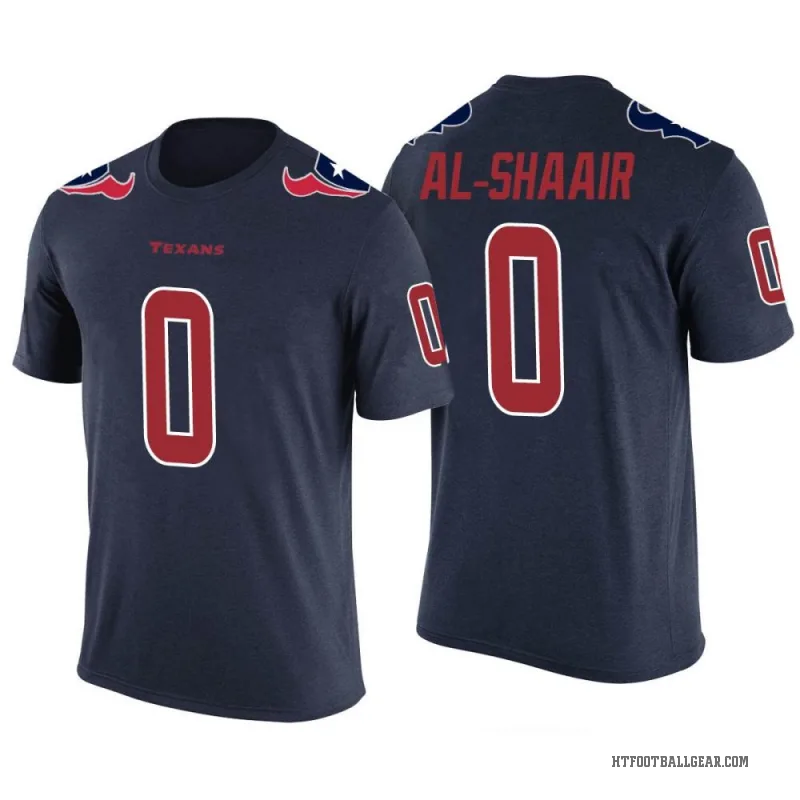 Azeez Al-Shaair Men's Navy Houston Texans Color Rush T-Shirt