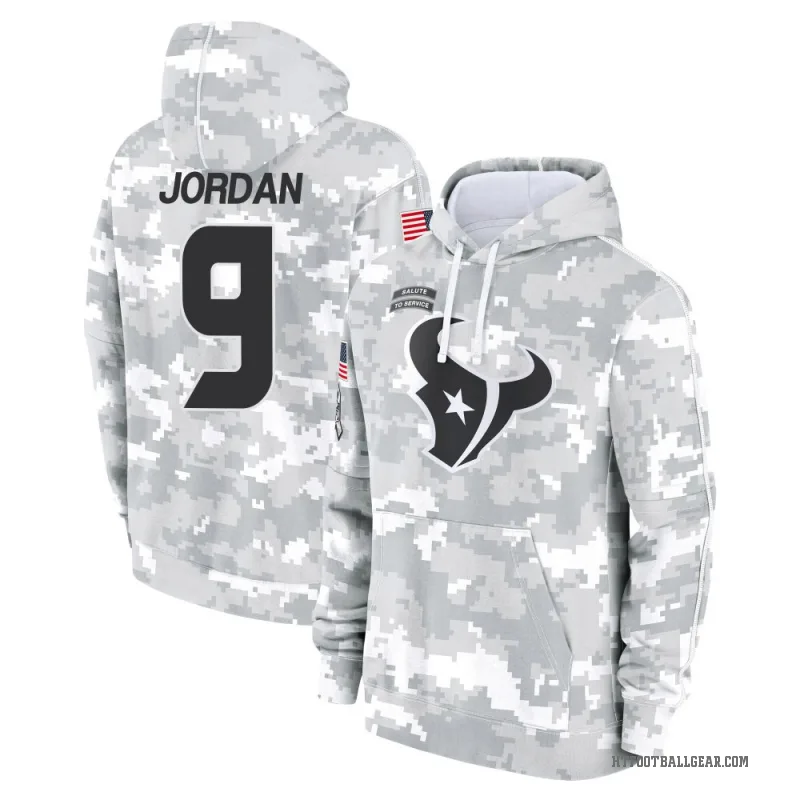 Brevin Jordan Men's Camo Houston Texans Arctic 2024 Salute to Service Club Fleece Pullover Hoodie