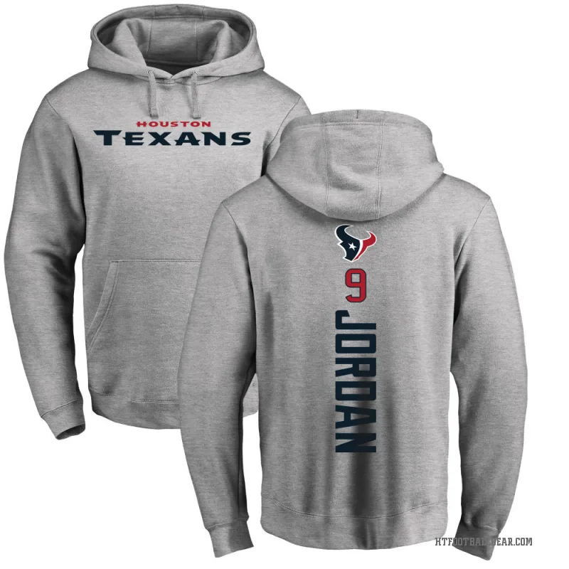 Brevin Jordan Men's Houston Texans Pro Line Ash Backer Pullover Hoodie