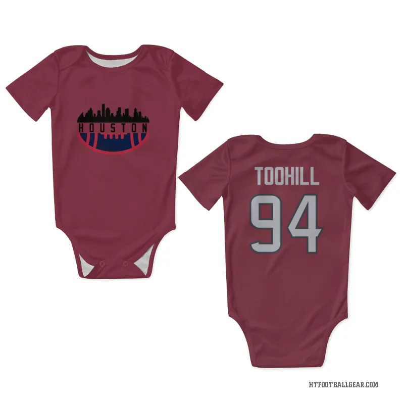 Casey Toohill  Red Houston Texans  Newborn & Infant Bodysuit