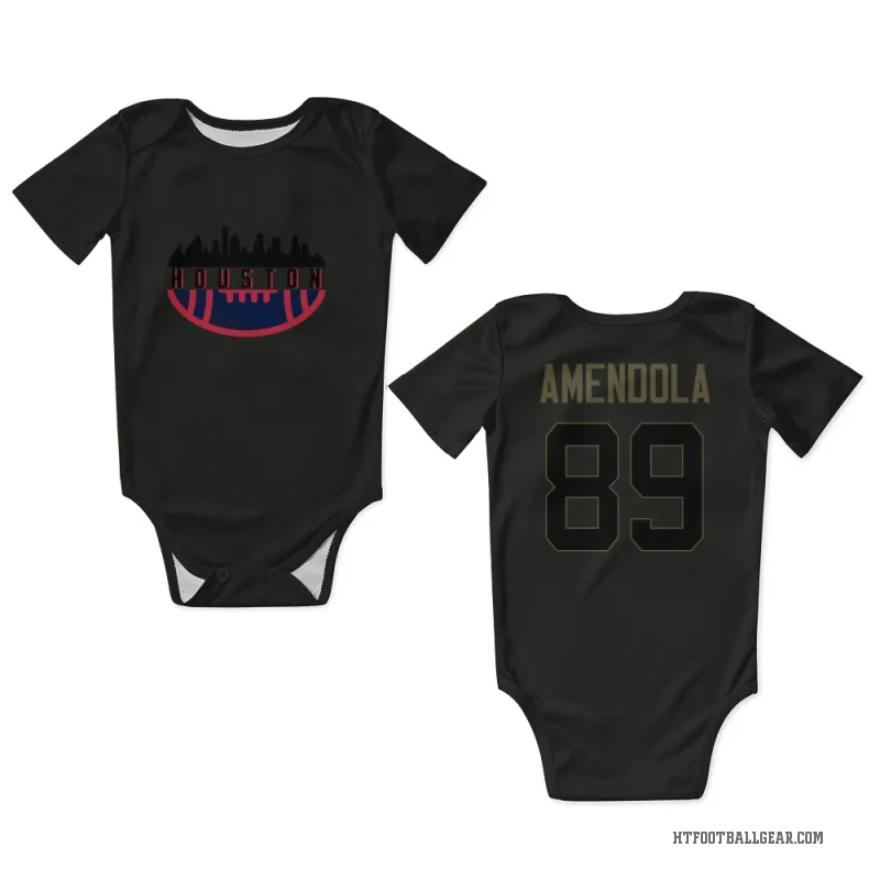 Danny Amendola  Black Houston Texans  Service Newborn & Infant Bodysuit