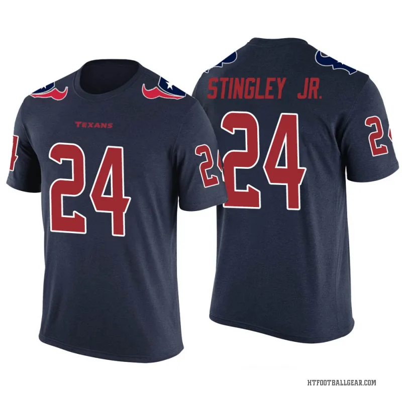 Derek Stingley Jr. Men's Navy Houston Texans Color Rush T-Shirt