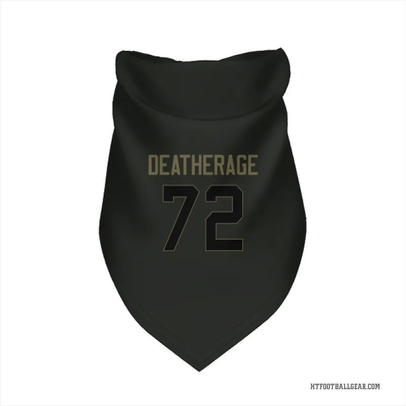 Dylan Deatherage  Black Houston Texans  Service Cat & Dog Pet Bandana