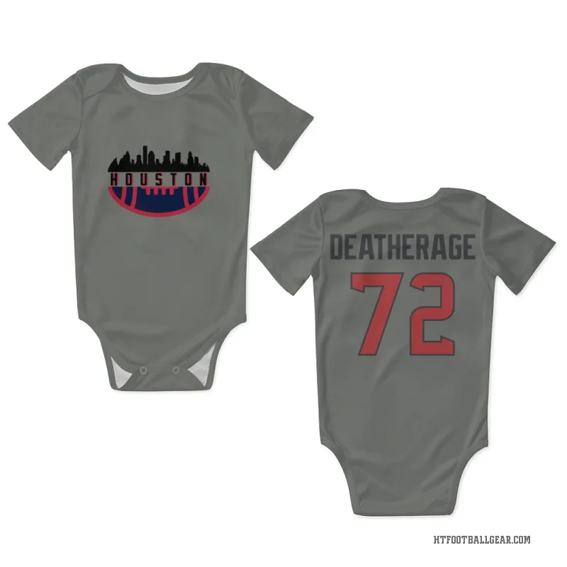 Dylan Deatherage  Gray Houston Texans  Newborn & Infant Bodysuit