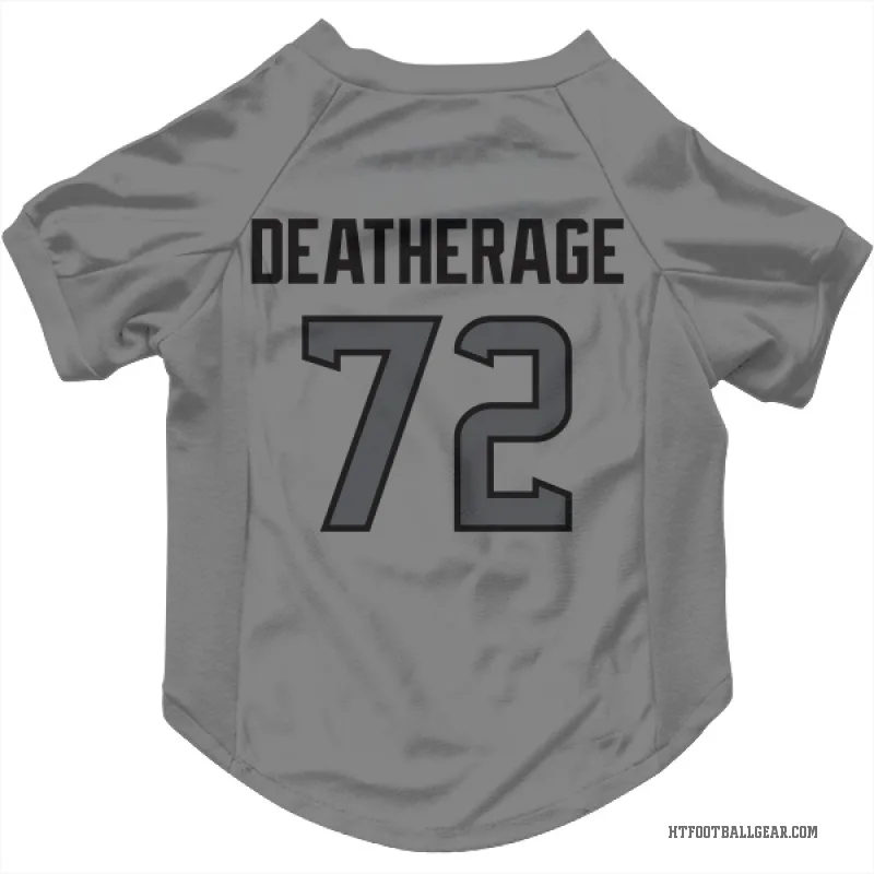 Dylan Deatherage  Houston Texans   Silver Cat & Dog Pet Jersey