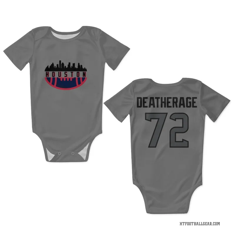Dylan Deatherage  Houston Texans   Silver Newborn & Infant Bodysuit