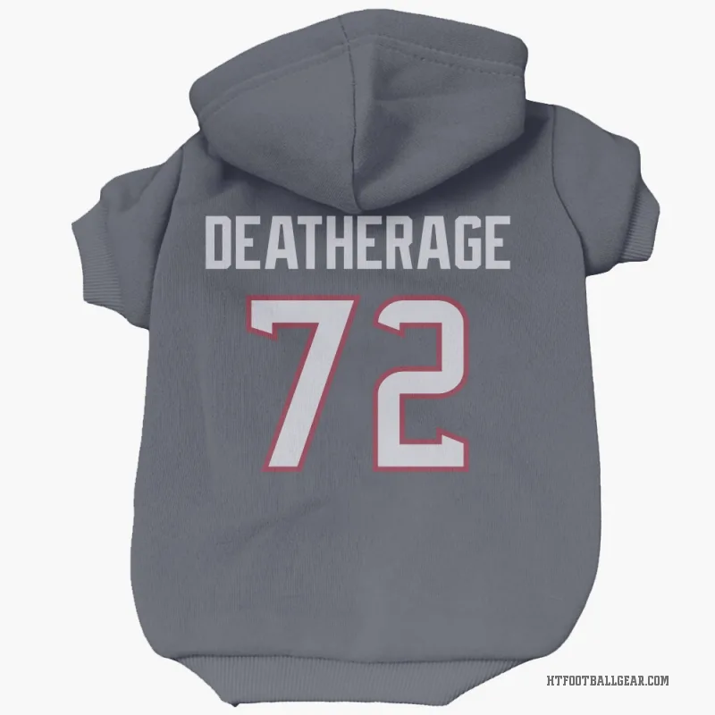 Dylan Deatherage  Navy Houston Texans  Cat & Dog Pet Hoodie