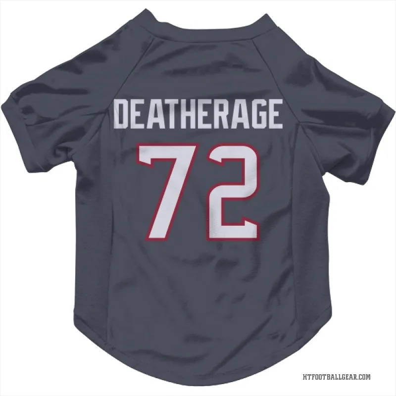 Dylan Deatherage  Navy Houston Texans  Cat & Dog Pet Jersey