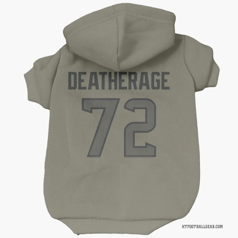 Dylan Deatherage  Olive Houston Texans  Cat & Dog Pet Hoodie