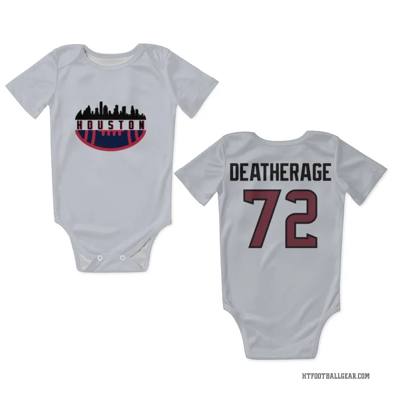Dylan Deatherage  White Houston Texans  Newborn & Infant Bodysuit