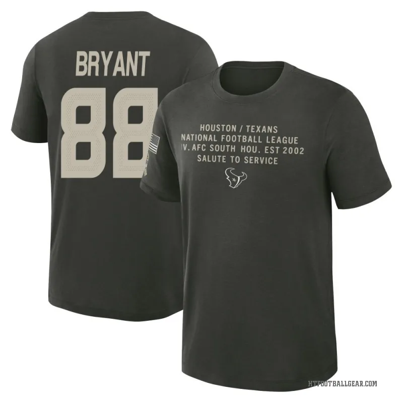 Harrison Bryant Men's Green Houston Texans Dark/ 2025 Salute to Service Sideline Slub T-Shirt