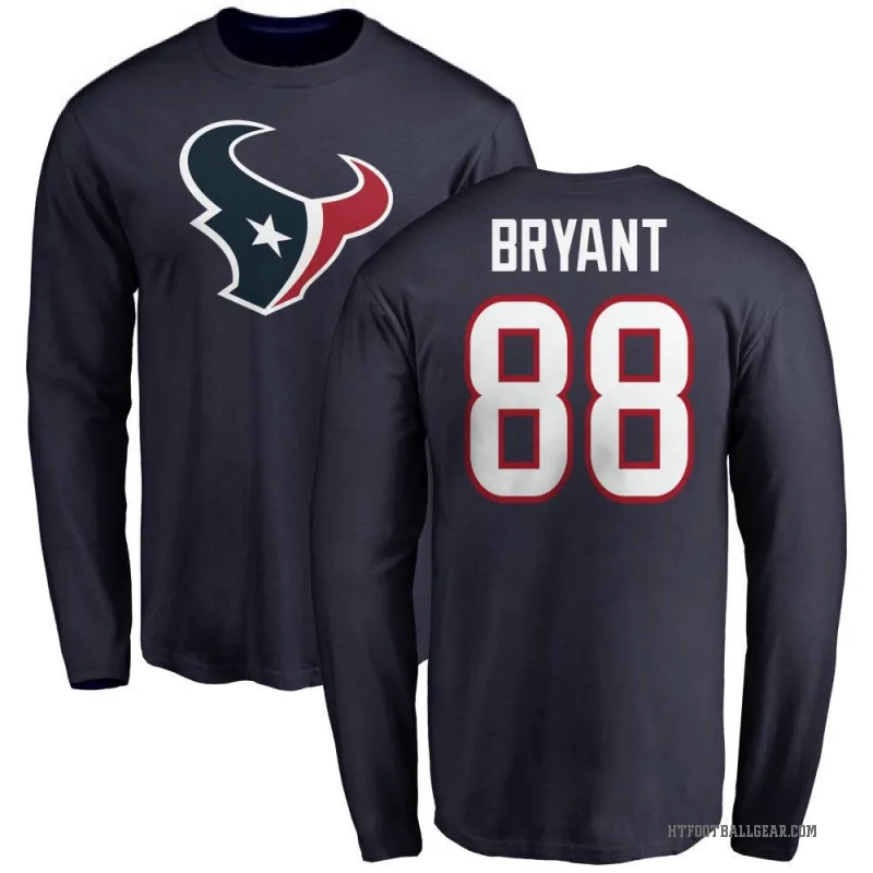 Harrison Bryant Men's Navy Houston Texans Logo Long Sleeve T-Shirt -