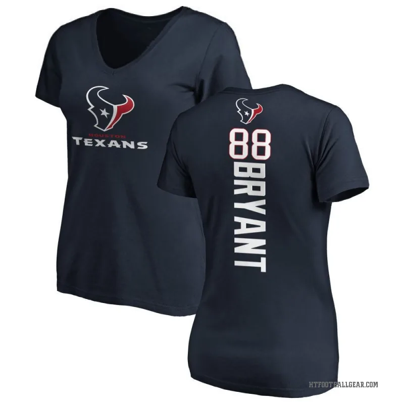 Harrison Bryant Women's Navy Houston Texans Backer Slim Fit T-Shirt -