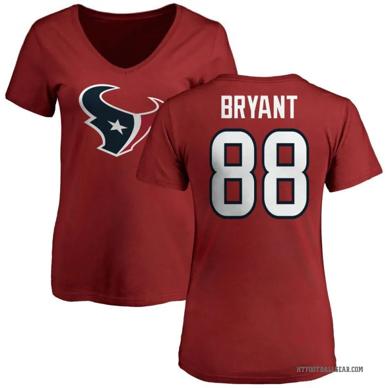 Harrison Bryant Women's Red Houston Texans Logo Slim Fit T-Shirt -