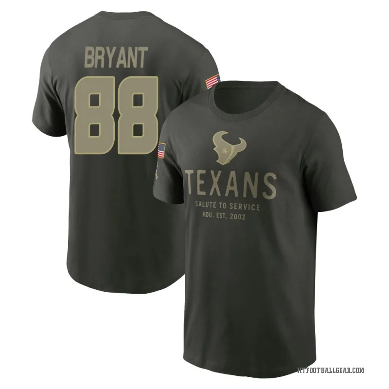 Harrison Bryant Youth Green Houston Texans Forest/ 2025 Salute to Service Sideline Primary Edge T-Shirt