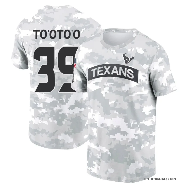Henry To'oTo'o Men's Camo Houston Texans Arctic 2024 Salute to Service Performance T-Shirt
