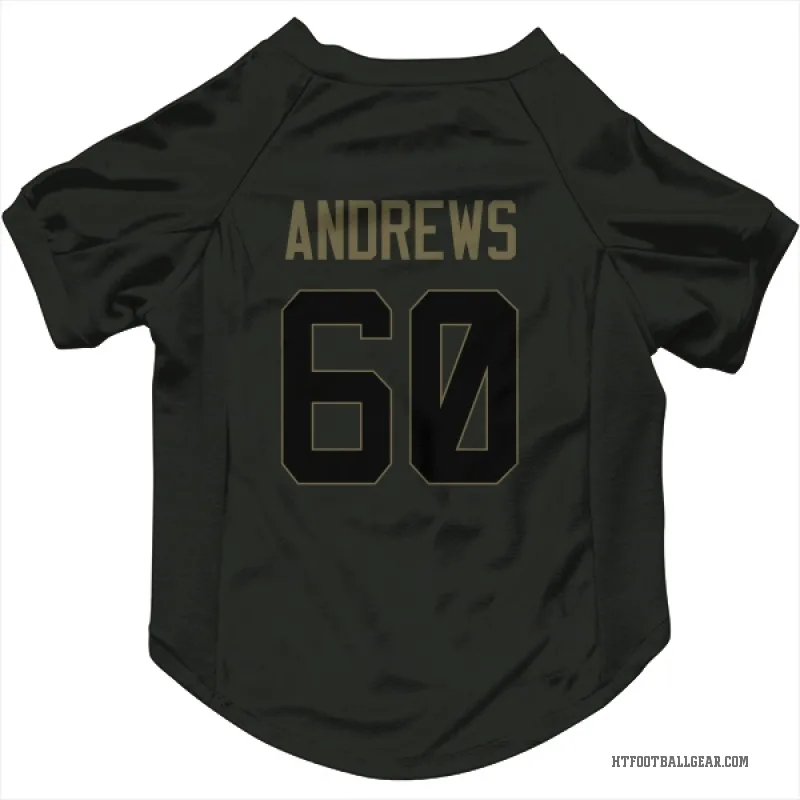 Jake Andrews  Black Houston Texans  Service Cat & Dog Pet Jersey