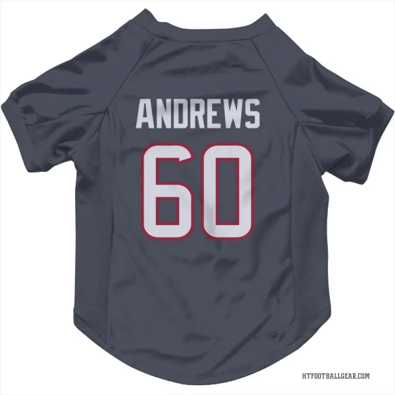 Jake Andrews  Navy Houston Texans  Cat & Dog Pet Jersey