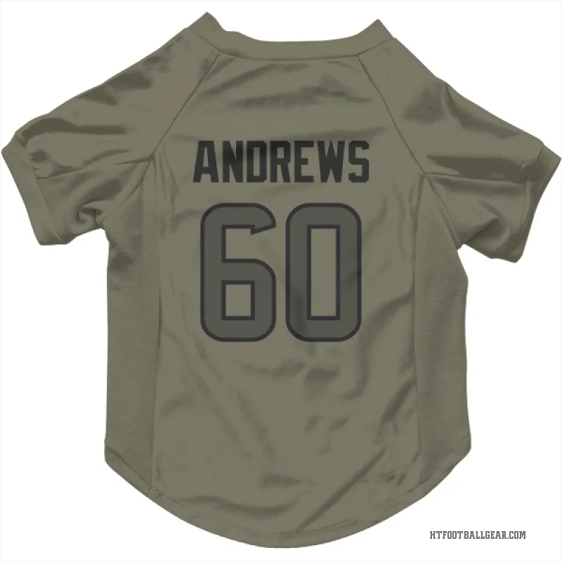 Jake Andrews  Olive Houston Texans  Cat & Dog Pet Jersey
