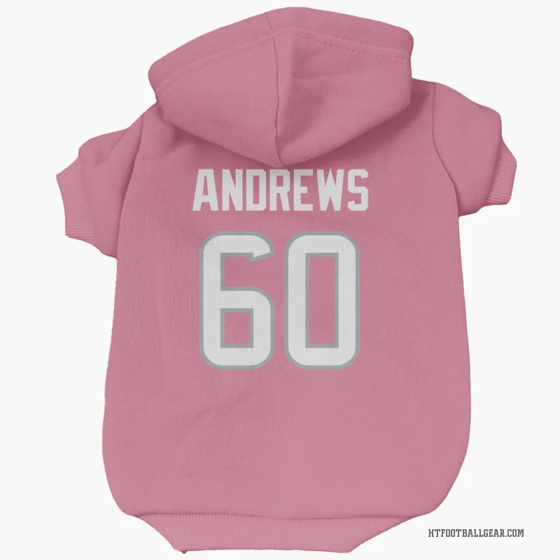 Jake Andrews  Pink Houston Texans  Cat & Dog Pet Hoodie