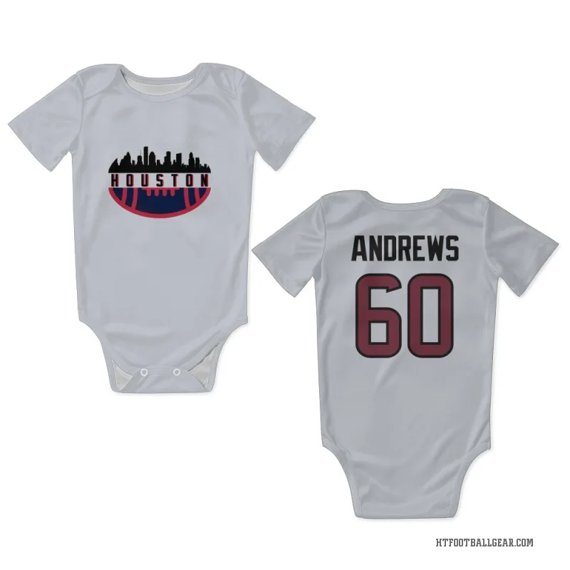 Jake Andrews  White Houston Texans  Newborn & Infant Bodysuit