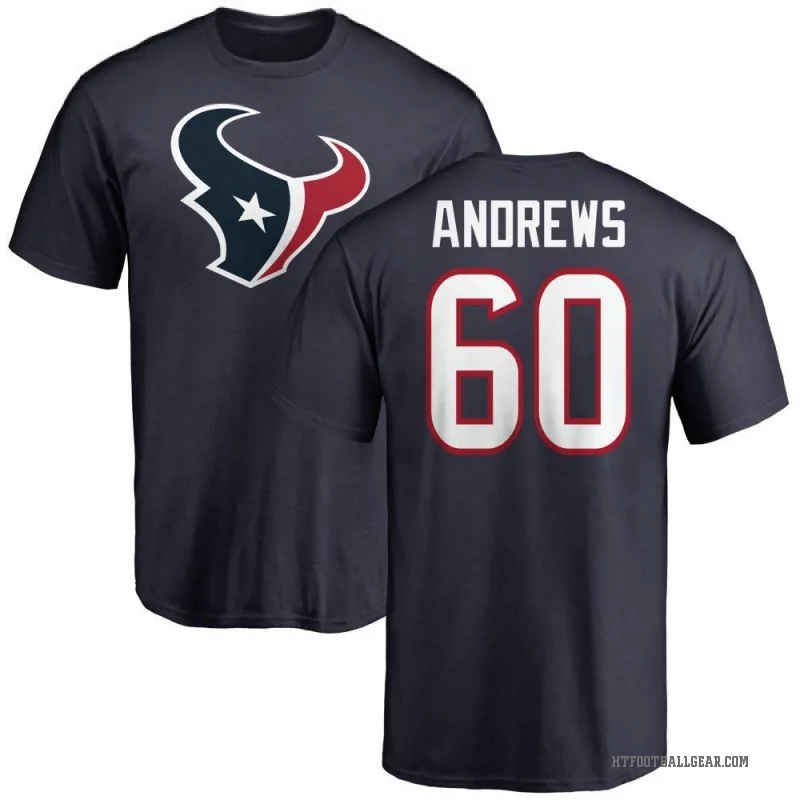 Jake Andrews Youth Navy Houston Texans Logo T-Shirt -