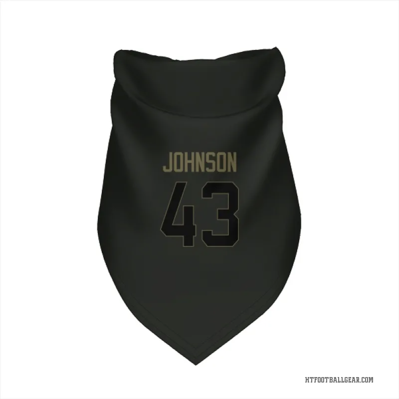 Jakob Johnson  Black Houston Texans  Service Cat & Dog Pet Bandana