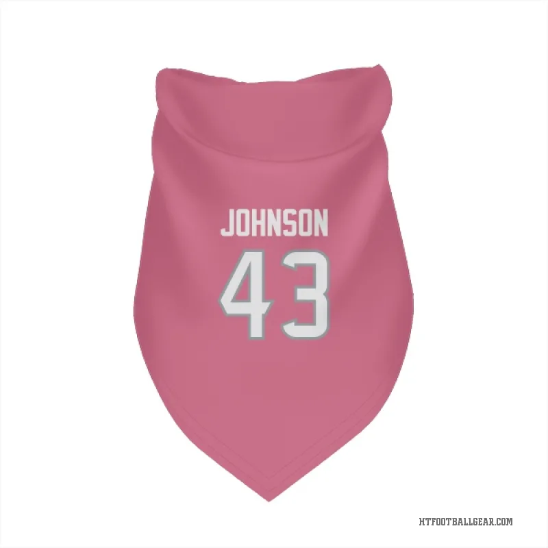 Jakob Johnson  Pink Houston Texans  Cat & Dog Pet Bandana