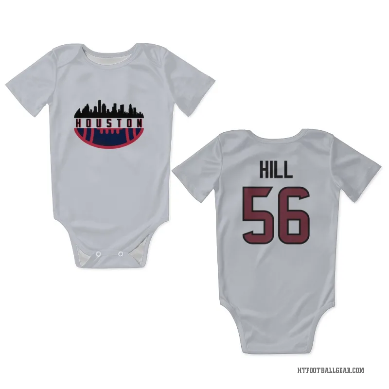 Jamal Hill  White Houston Texans  Newborn & Infant Bodysuit