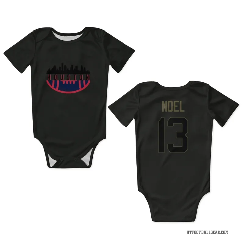 Jaylin Noel  Black Houston Texans  Service Newborn & Infant Bodysuit