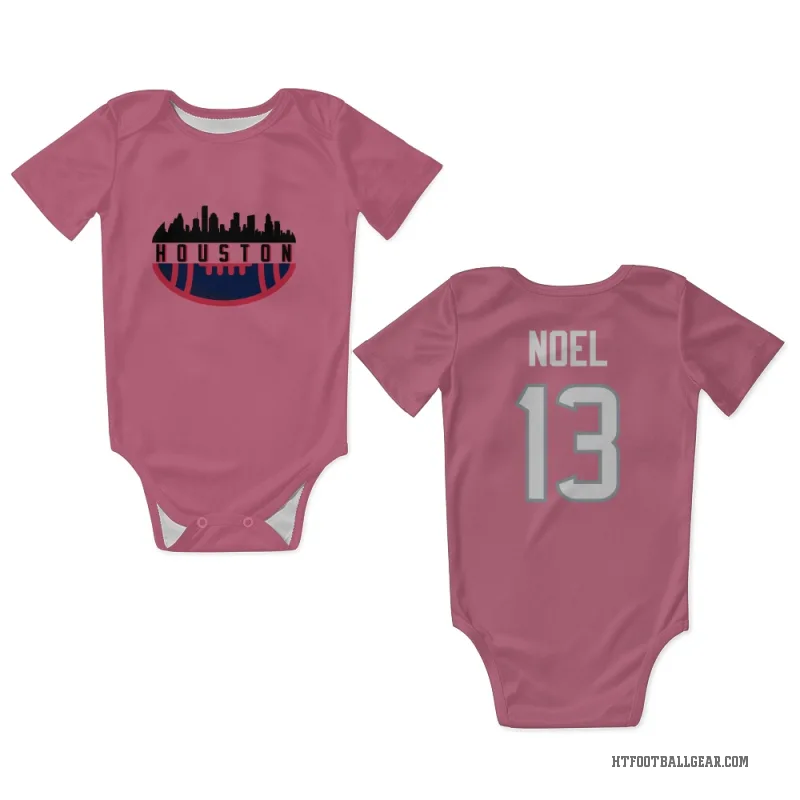 Jaylin Noel  Pink Houston Texans  Newborn & Infant Bodysuit