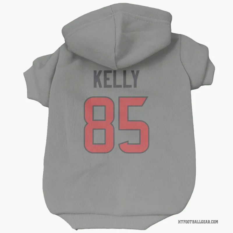 Josh Kelly  Gray Houston Texans  Cat & Dog Pet Hoodie