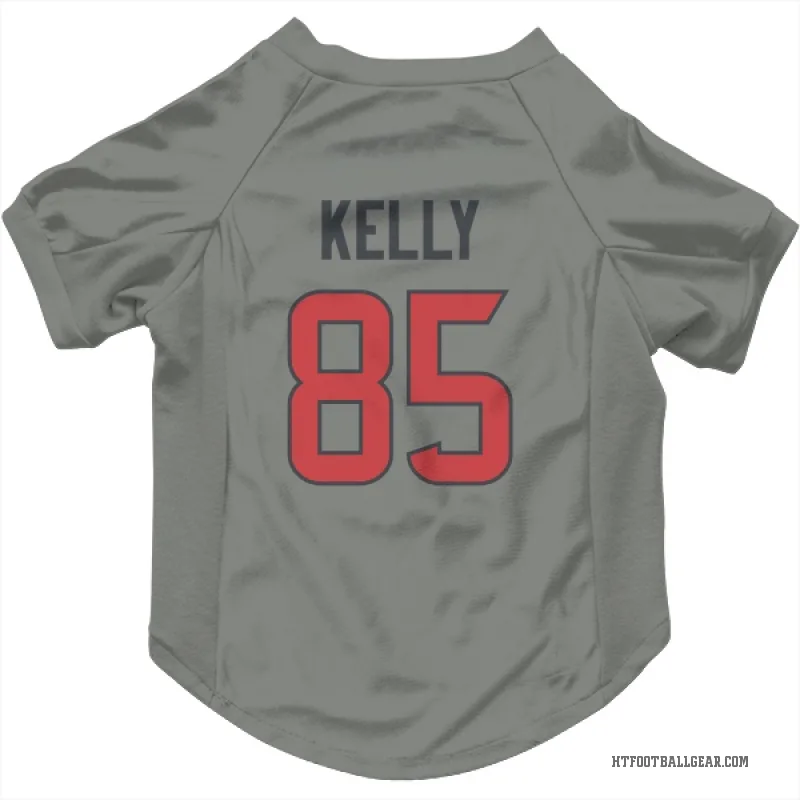 Josh Kelly  Gray Houston Texans  Cat & Dog Pet Jersey