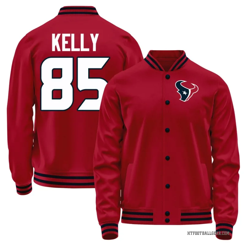 Josh Kelly Men's Red Houston Texans Full-Snap Jacket