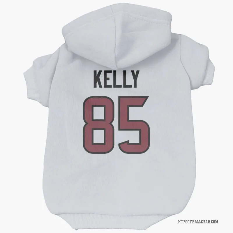 Josh Kelly  White Houston Texans  Cat & Dog Pet Hoodie