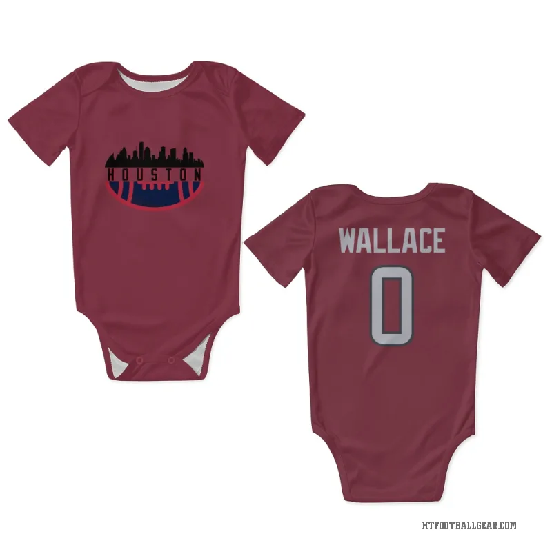 K'Von Wallace  Red Houston Texans  Newborn & Infant Bodysuit