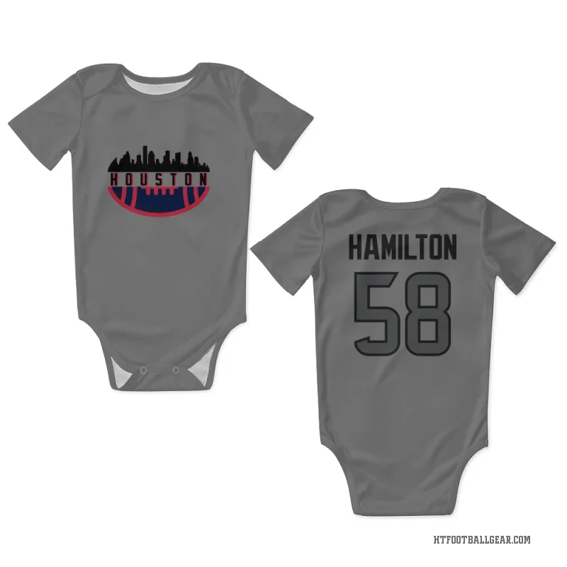 Kyonte Hamilton  Houston Texans   Silver Newborn & Infant Bodysuit