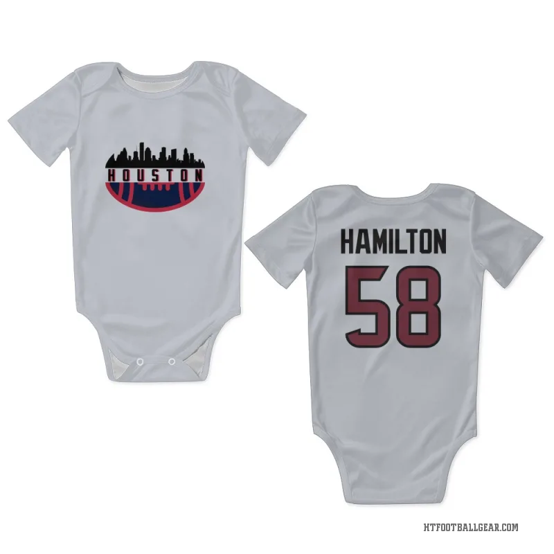 Kyonte Hamilton  White Houston Texans  Newborn & Infant Bodysuit