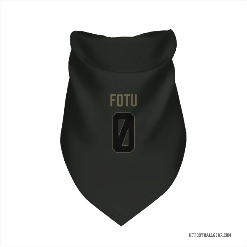 Leki Fotu  Black Houston Texans  Service Cat & Dog Pet Bandana