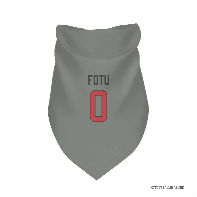 Leki Fotu  Gray Houston Texans  Cat & Dog Pet Bandana
