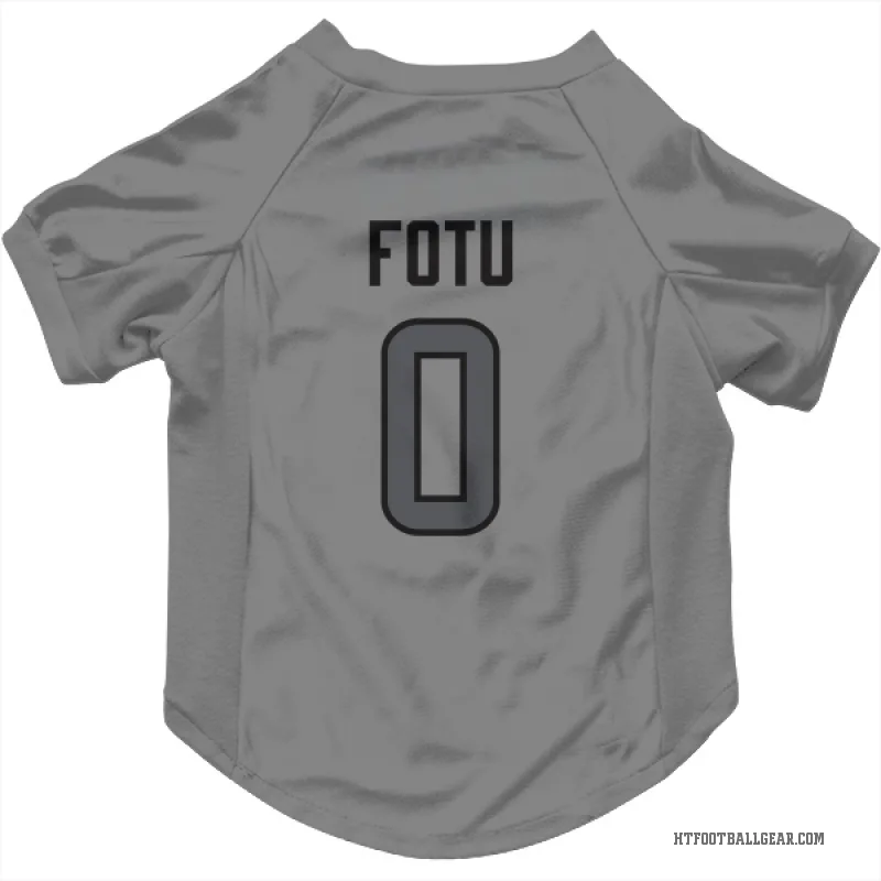 Leki Fotu  Houston Texans   Silver Cat & Dog Pet Jersey