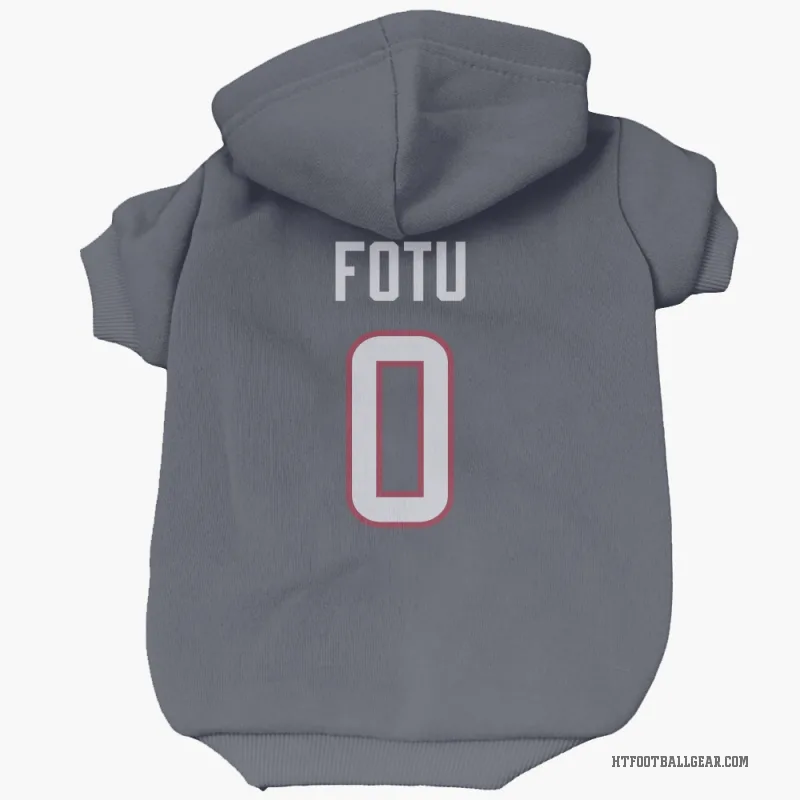 Leki Fotu  Navy Houston Texans  Cat & Dog Pet Hoodie