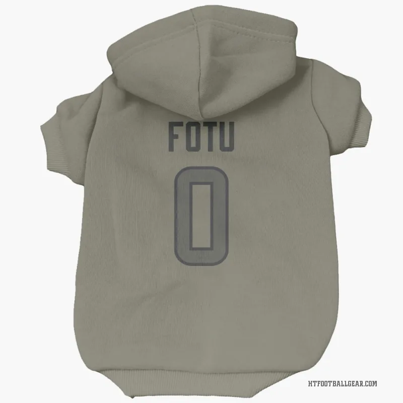 Leki Fotu  Olive Houston Texans  Cat & Dog Pet Hoodie