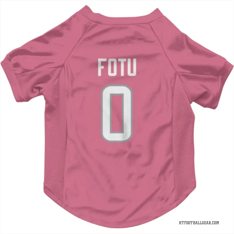 Leki Fotu  Pink Houston Texans  Cat & Dog Pet Jersey