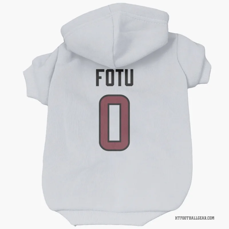 Leki Fotu  White Houston Texans  Cat & Dog Pet Hoodie
