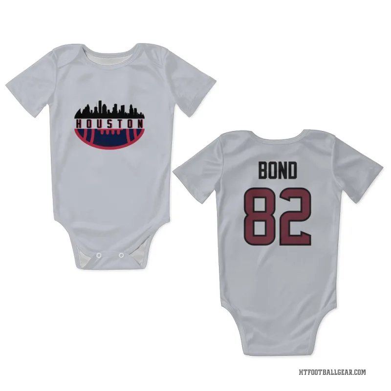 Lewis Bond  White Houston Texans  Newborn & Infant Bodysuit