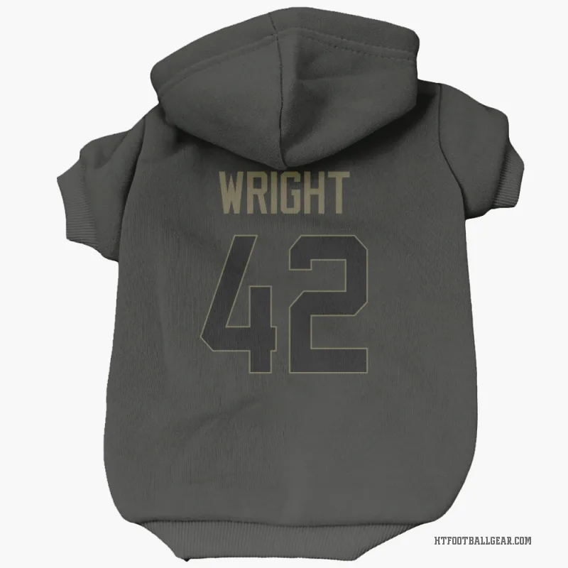 Matthew Wright  Black Houston Texans  Service Cat & Dog Pet Hoodie